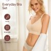 Wireless Bras for Women Cami Tank Top Sports Seamless Padded Bralettes for Women