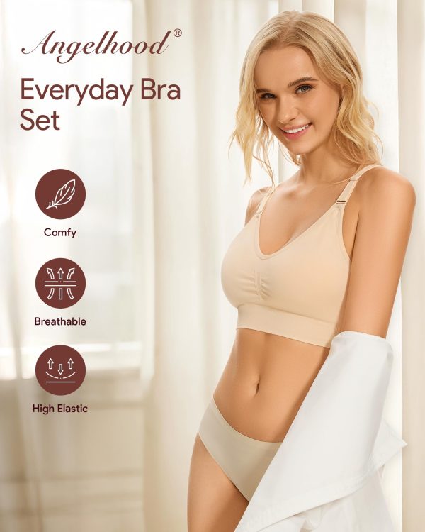 7145zJrB3HL.jpg Wireless Bras for Women Cami Tank Top Sports Seamless Padded Bralettes for Women