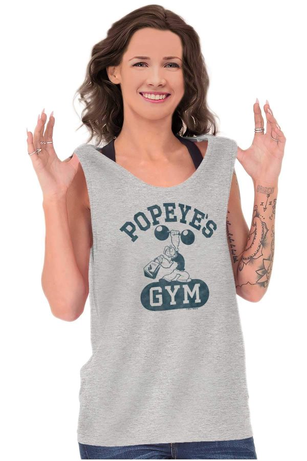 716T7kEXPjL.jpg Popeye Body Builder Gym Workout Cool Tank Top T Shirts Men Women