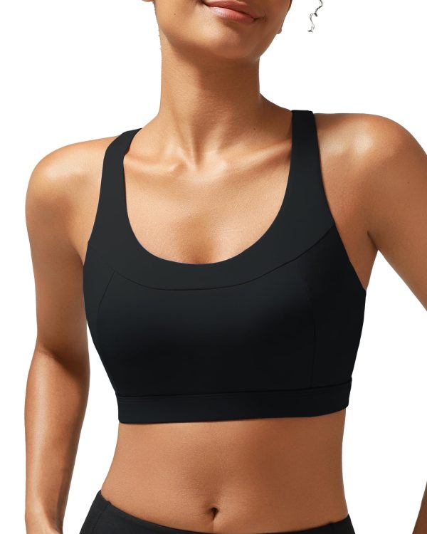 716e2Z5vf-L.jpg Sports Bras for Women High Support,Racerback Molded Cup High Impact Sports Bra Workout Yoga Bra