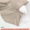 Women's Longline U-Back Sports Bra V-Neck Padded Yoga Workout Wirefree Tank Top