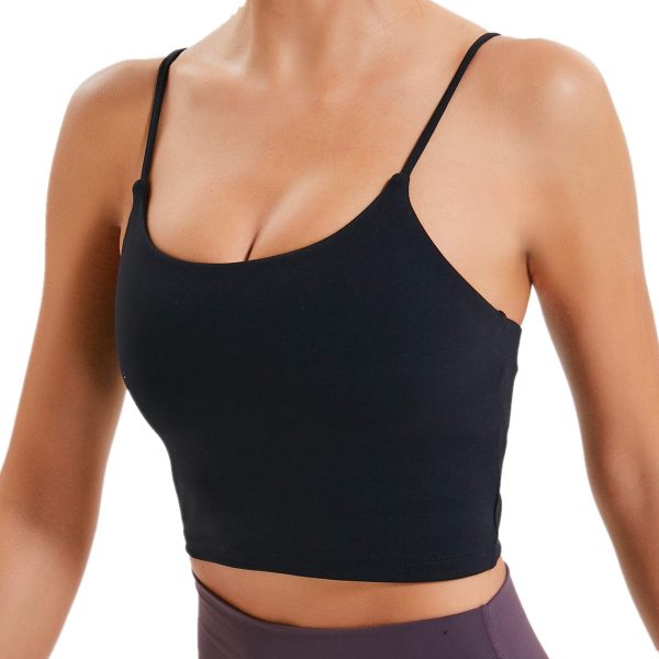 71BvR56a5PL.jpg Women Padded Sports Bra Fitness Workout Running Shirts Yoga Tank Top