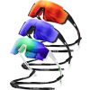 Polarized Sport Sunglasses for Men and Women, Lightweight TR90 Sun Glasses with UV Protection for Cycling Running