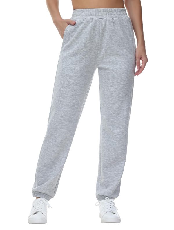 71F8SPrbH3L.jpg Women's Baggy Cinch Bottom Sweatpants Lightweight Workout Joggers Pants with Pockets
