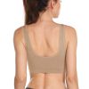 3 Pack Sports Bras for Women Wirefree Padded Workout Yoga Gym Fitness Bra Medium Support