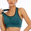 Sports Bras for Women High Impact Racerback Sports Bra Seamless Padded Sports Bra Yoga Bras Workout Bra Activewear Bra