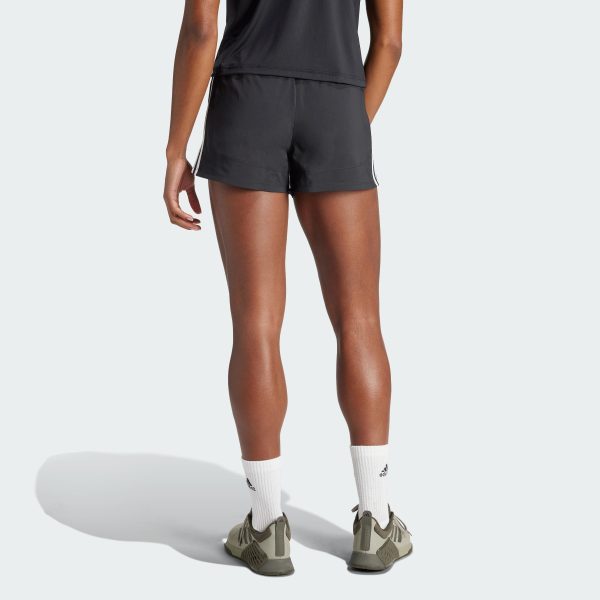 71IlQbhlj0L.jpg Women's Pacer Training 3-Stripes Woven High-Rise Shorts