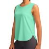 Women's Workout Tank Tops Lightweight Sleeveless Workout Tops Loose Fit Yoga Athletic Running Shirts