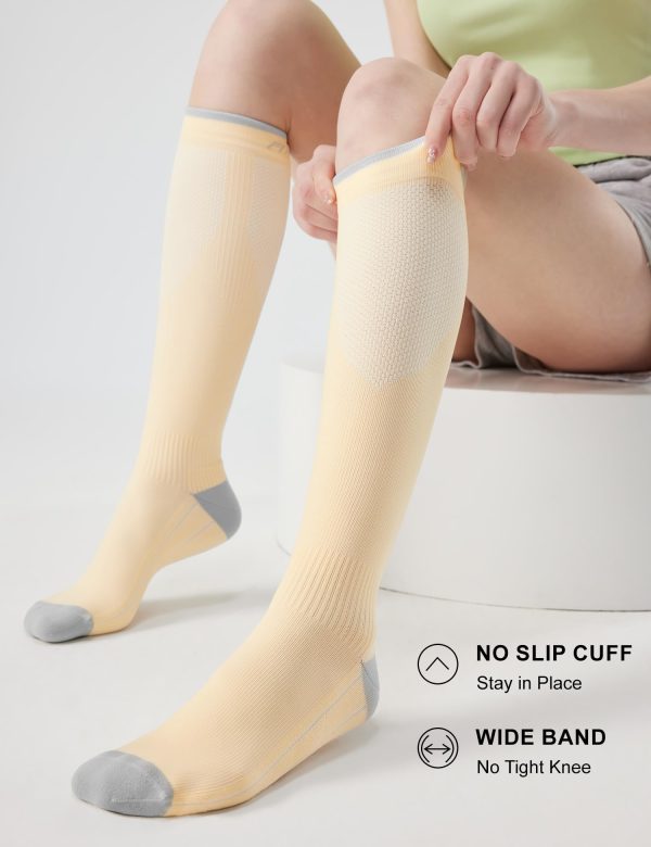 71LBwSPbTHL.jpg 3 Pairs Compression Socks for Women and Men 20-30mmHg-Circulation Support Socks