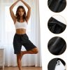 3 Pack Women's Bermuda Shorts, Jogger Yoga Sweat Walking Short Running Knee Length Sport Drawstring Shorts with Pockets
