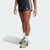 Women's Pacer Training 3-Stripes Woven High-Rise Shorts