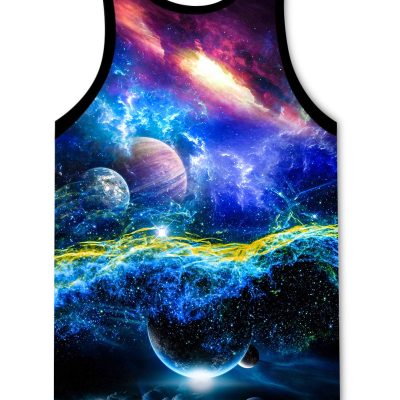 Men's 3D Tank Tops Summer Casual Novelty Sleeveless Shirt Unisex Colorful Graphics Top Tees Shirt
