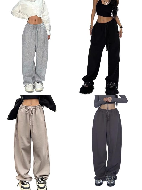 71QDAytcEyL.jpg XPONNI Y2K Baggy Sweatpants - Wide Leg Women's Pants