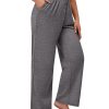 3 Pack Women's Plus Size Sweatpants Wide Leg Cargo Lounge Pants High Waist Ladies' Slacks Drawstring Jogger with Pockets