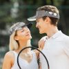 Cat Pattern Sport Sun Visor Hat Adjustable Empty Top Baseball Cap Outdoor Travel Beach Ball Caps for Women and Men