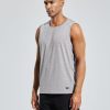 Men??s Sleeveless Tank Top Dry Fit Workout Muscle Tee Shirt for Running Athletic Gym Sports Training, Moisture Wicking