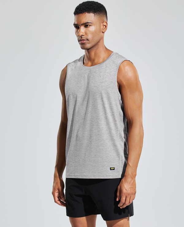 71VWzlkseCL.jpg Men??s Sleeveless Tank Top Dry Fit Workout Muscle Tee Shirt for Running Athletic Gym Sports Training, Moisture Wicking