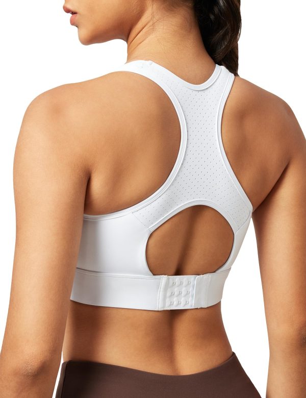 71W7QbAosL.jpg Sports Bras for Women High Support High Impact Sports Bras for Women Large Bust Push up Racerback Workout Running Bra