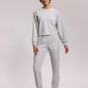 Women's Baggy Cinch Bottom Sweatpants Lightweight Workout Joggers Pants with Pockets