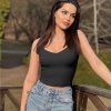 Womens' Sports Bra Padded with Medium Support Tank Tops Tee Shirts