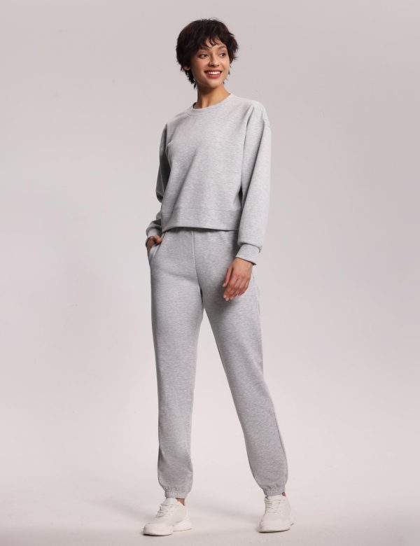 71ZrNROnZTL.jpg Women's Baggy Cinch Bottom Sweatpants Lightweight Workout Joggers Pants with Pockets