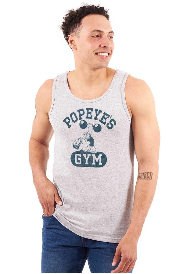 71bjIWmENL.jpg Popeye Body Builder Gym Workout Cool Tank Top T Shirts Men Women