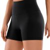 Women's Naked Feeling Biker Shorts - 4 Inches High Waist Yoga Workout Running Gym Spandex