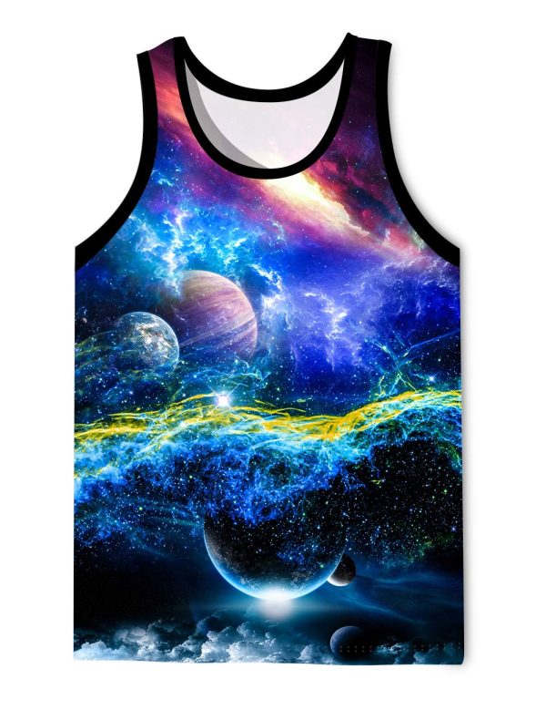 71cQ4eXdZtL.jpg Men's 3D Tank Tops Summer Casual Novelty Sleeveless Shirt Unisex Colorful Graphics Top Tees Shirt
