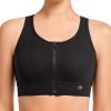 Front Closure Sports Bras for Women High Support Large Bust Supportive Sports Bra High Impact for Running