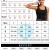 High Impact Sports Bras for Women - Square Neck Longline Workout Crop Tops with Built in Shelf Yoga Bra
