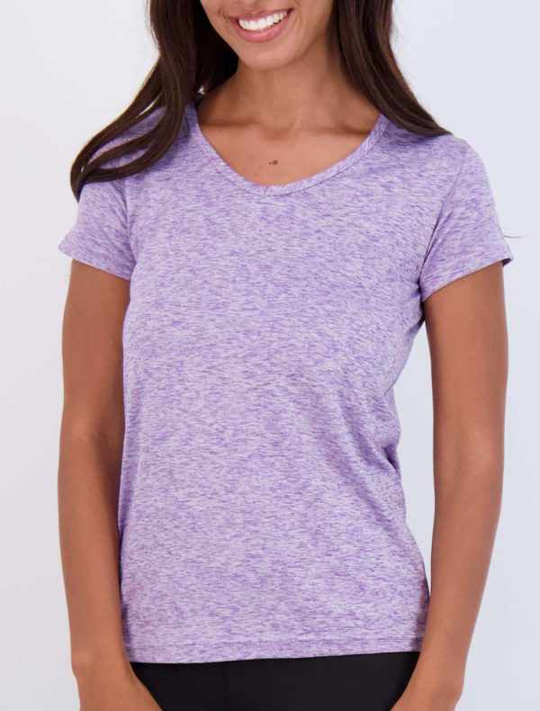 71dxd6R-YnL.jpg 5 Pack: Women's Short Sleeve V-Neck Activewear T-Shirt Dry-Fit Wicking Yoga Top (Available in Plus)