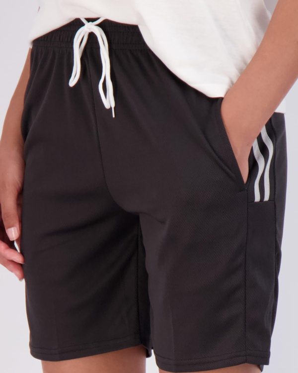 71g5t1pt8NL.jpg 4-Pack: Women's 7" Mesh Quick-Dry Bermuda Active Athletic Long Shorts with Pockets (Available in Plus Size)
