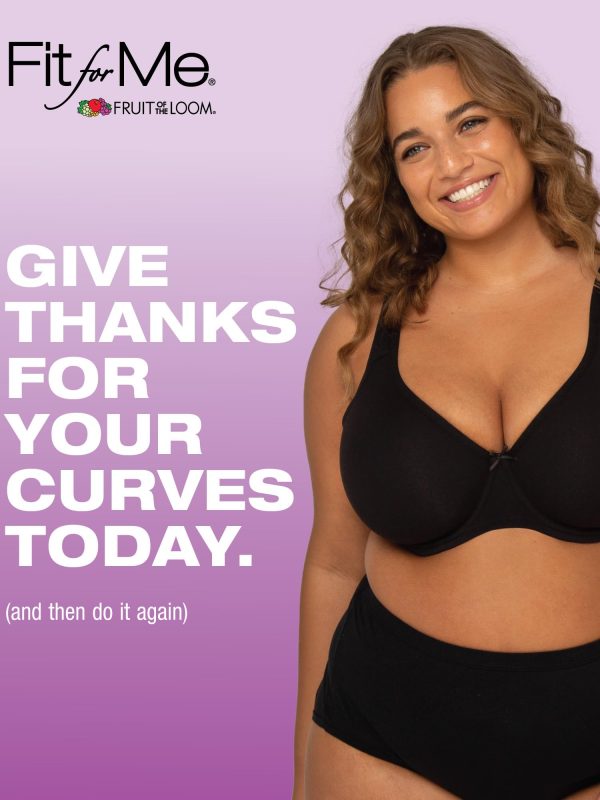 71g8xczcZEL.jpg Women's Plus-Size Cotton Unlined Underwire Bra