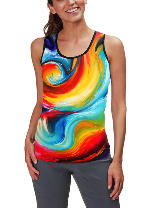 71geK0tz5QL.jpg 3D Tank Tops for Men Women Cool Design Graphic Sleeveless Shirts Summer Tops