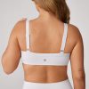 Hugcurve Adjustable Sports Bra Square Neck Wireless Padded Yoga Workout Tops