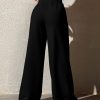 Womens Wide Leg Sweatpants Casual Loose Solid Color Pants Comfy Lounge Joggers Baggy Sweatpants Pockets
