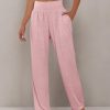 3 Pcs Women's Wide Leg Yoga Pant Comfy Loose High Waist Lounge Waist Lounge Casual Athletic Workout Joggers Apparel
