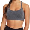 Women Sports Bra, 3-Pack (Black/White/Grey, X-Large)