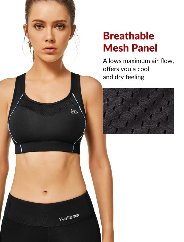 71lzPLS5kJL.jpg Sports Bras for Women High Impact Support Racerback Sports Bra Plus Size No Underwire for Running Workout