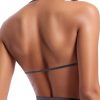 Halter Sports Bras for Women Padded Strappy Bra Open Back Workout Gym Crop