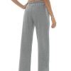 1/4 Pack Women's Wide Straight Leg Sweatpants, Cotton Baggy Lounge Sweat Pants, Casual Athletic Fit