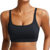 Sports Bras for Women,Square Neck Sports Bra High Support Yoga Bra Workout Crop Top with Built in Bra