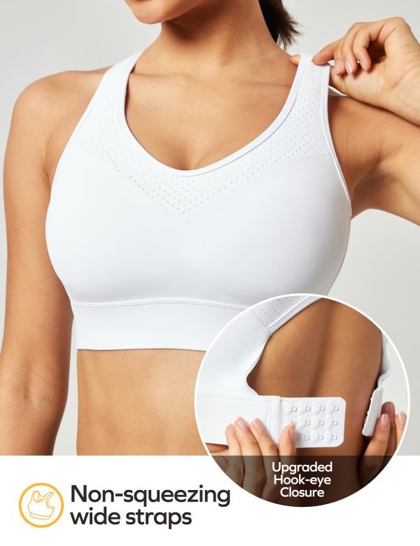 71nER21EUpL.jpg Sports Bras for Women High Support High Impact Sports Bras for Women Large Bust Push up Racerback Workout Running Bra