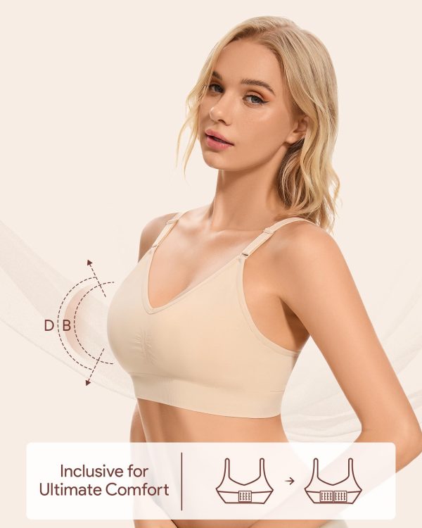 71nJZztbzML.jpg Wireless Bras for Women Cami Tank Top Sports Seamless Padded Bralettes for Women