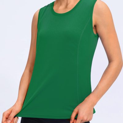Women's Workout Tank Tops Lightweight Sleeveless Shirts for Women Loose Fit Tops for Athletic Running Tennis Yoga