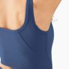 Women's Seamless Sports Bra Workout Crop Top Ribbed Padded Longline Wirefree Medium Support Tank Tops Fitness