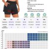 Women 2 in 1 Running Shorts High Waisted Athletic Shorts Gym Workout Shorts with Liner Zipper Pockets