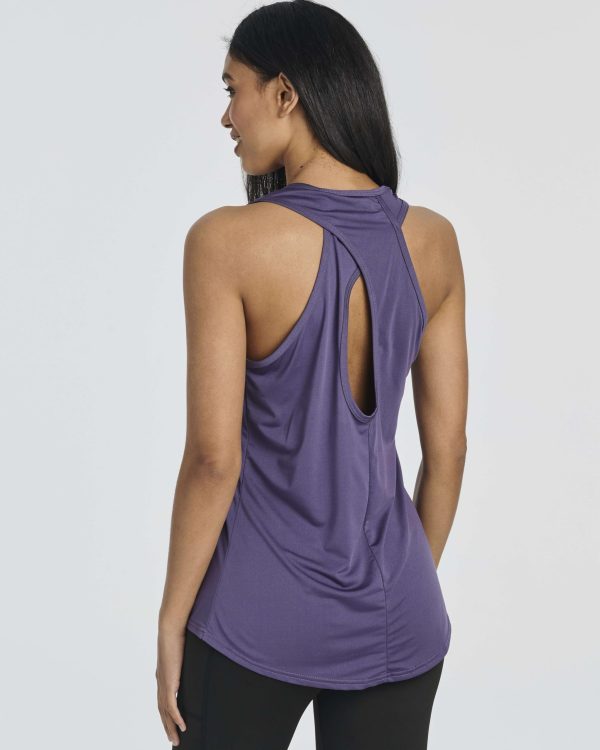 71uVGt8N9QL.jpg 5 Pack: Women's Crossback Keyhole Open Back Workout Tank Top Dry-Fit Sleeveless Yoga Gym (Available in Plus)