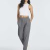 3 Pack: Women's Ribbed Lounge Jogger Cuffed Yoga SweatpantsPockets (Available in Plus)