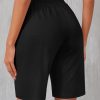 3 Pack Women's 8" Bermuda Shorts, High Waist Stretch Casual Knee Length Bottoms Summer Athletic Gym Short with Pocket